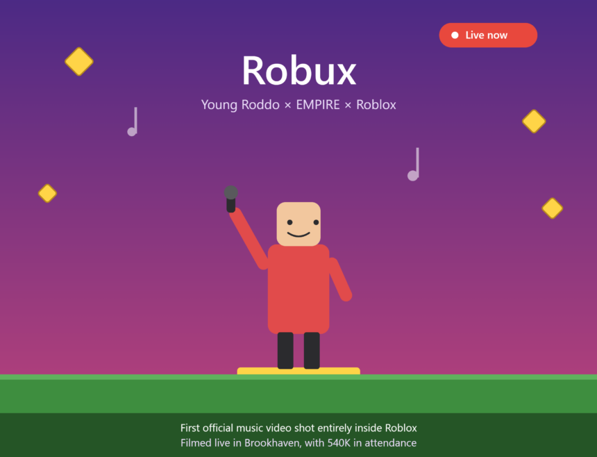 young roddo robux poster